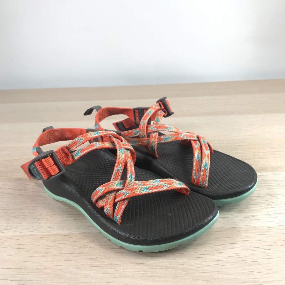Chaco Z/2 Classic Strappy Orange Hiking Sandals 2